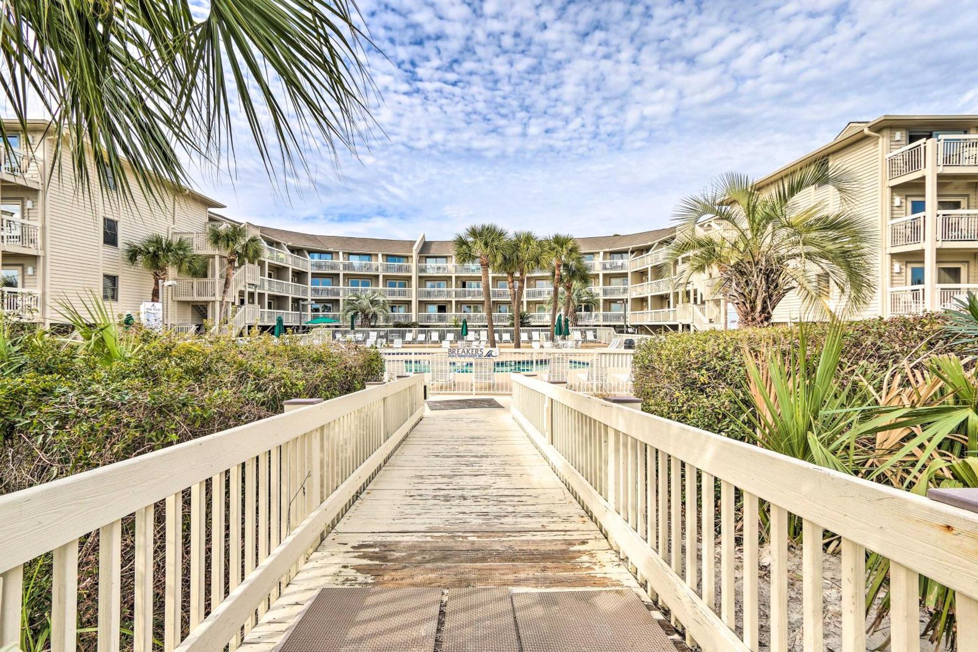Walk To Beach Resort Condo In Hilton Head! Hilton Head Island Esterno foto